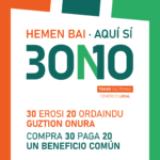 Euskadi Bono Denda gaur itzuliko da